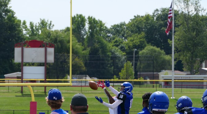 Hawks Drop First Football Game